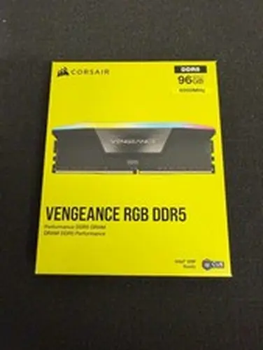 Corsair Vengeance RGB 96GB (48GB X2) DDR5 6000MHz C30