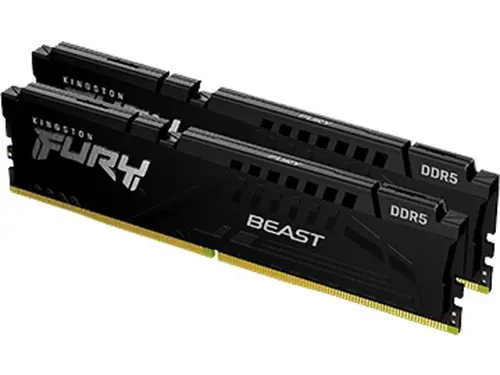 Kingston FURY Beast 32GB (2 x 16GB) 288-Pin PC RAM DDR5 5200 (PC5 41600) Desktop Memory Model KF552C40BBK2-32