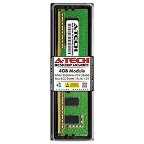 4GB DDR4 PC4-25600 DIMM Replacement for Kingston KVR32N22S6/4 Desktop Memory RAM