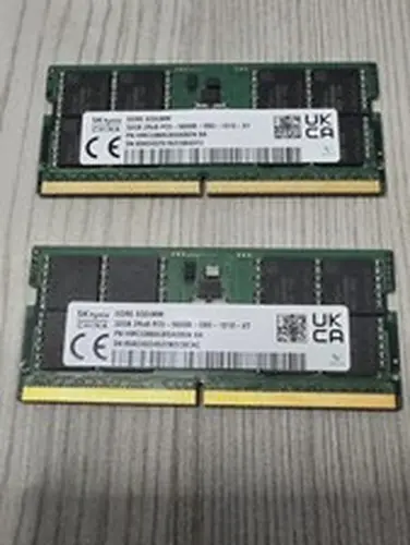 SK Hynix DDR5 2x32GB PC5-5600B-SB0-1010-XT 64GB laptop memory ram sodimm