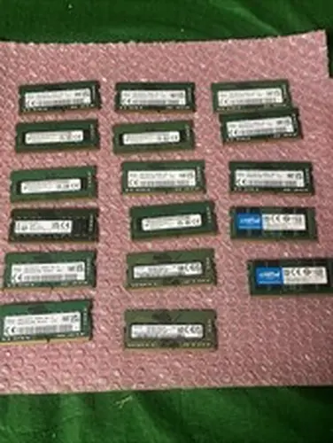 Lot of 17 Mixed 16GB DDR4 SODIMM PC4-3200AA & 2400 Laptop RAM Memory