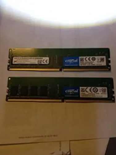 LOT of 2... Crucial by Micron 4GB DDR4-2133 ...CT4G4DFS8213... Desktop Memory...