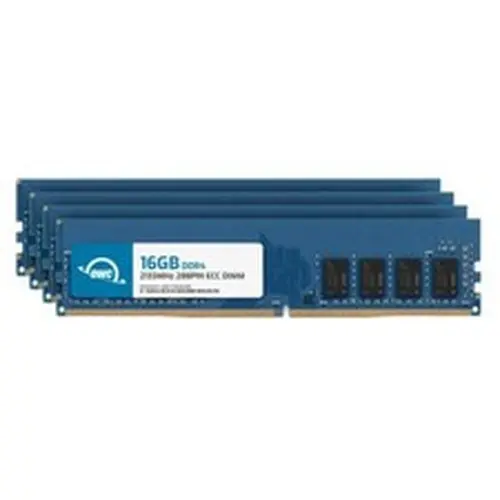 OWC 64GB (4x16GB) DDR4 2133MHz 2Rx8 ECC Unbuffered UDIMM 288pin Memory RAM