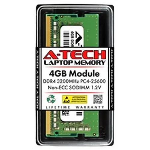 4GB DDR4 3200 MHz SODIMM PC425600 PC43200AA CL22 NonECC Laptop RAM Memory