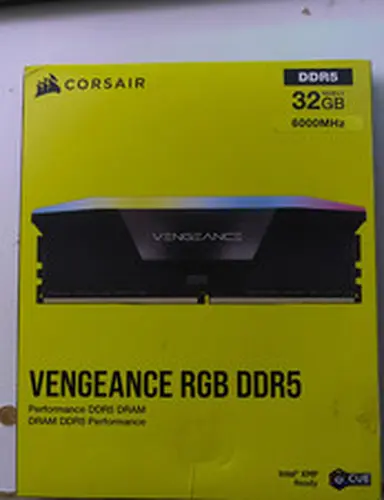 CORSAIR Vengeance RGB 32GB(2x16GB) Up to 6000MHz DDR5 RAM Memory [SEALED]