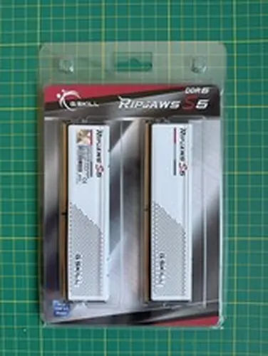 G.Skill Ripjaws S5 DDR5-6000 CL32 32GB kit (2x16GB) White Ram Memory