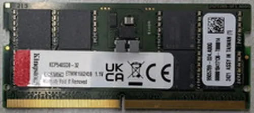 Kingston 32GB (1 x 32GB) DDR5 4800 KCP548SD8/32 - Laptop RAM SO-DIMM