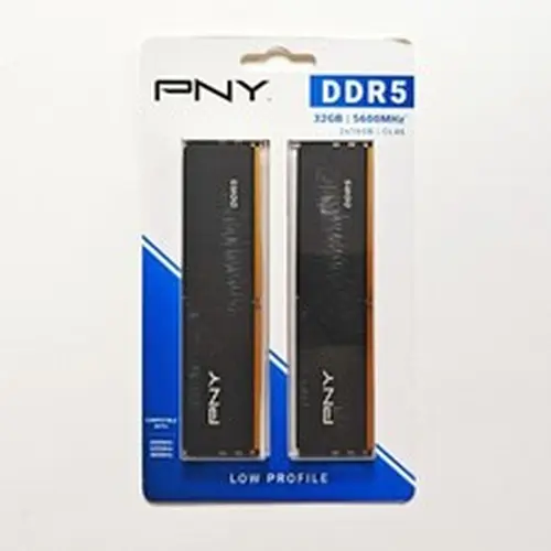 PNY CL46 32GB (2x16GB) RAM Memory DDR5 5600MHz Low Profile. New Sealed.