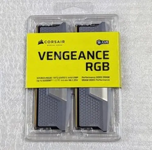 CORSAIR Vengeance RGB 32GB (2x16GB) DDR5-6000 CL36 Desktop PC Memory Set
