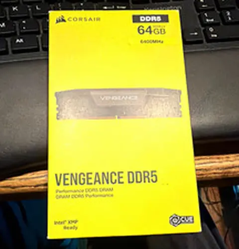 Corsair Vengeance DDR5 64GB (2x32GB) DDR5-6400 288-Pin DIMM Intel XMP