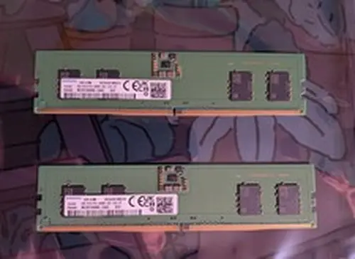 Samsung DDR5 16GB (2x8GB Kit) UDIMM 4800MHz PC5-4800B 1Rx16 Desktop Memory RAM