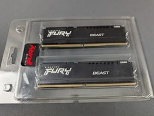 Kingston FURY Beast 32GB (2x16GB) DDR5-4800 CL38 Desktop RAM KF548C38BB-16 New