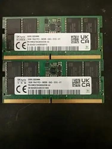 SK Hynix 32GB 2x16GB PC5-5600B SODIMM DDR5 Laptop Memory RAM HMCG78AGBSA095N BA