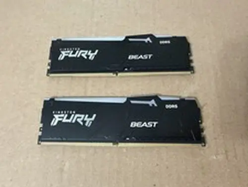 Kingston FURY Beast RGB 32GB (2x 16GB) DDR5 6000Mhz Desktop RAM - SKHynix ICs
