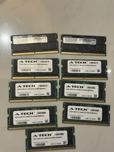 Lot of 9 16GB DDR5-4800 SODIMM Laptop RAM TeamGroup A-Tech PC5-38400 144GB