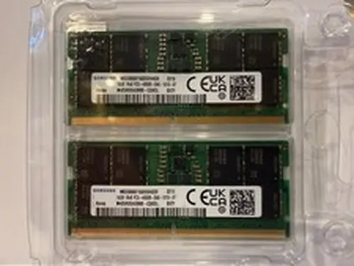Samsung 32GB (2x16GB) DDR5 4800Mhz Laptop SODIMM RAM 1Rx8 (PC5-4800B)