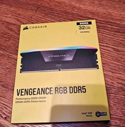 Corsair Vengeance RGB Desktop Memory 32GB 2x16GB DDR5-6400