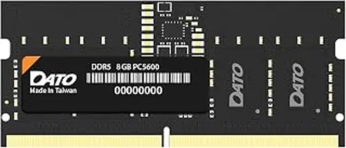 DATO DDR5 8GB RAM 5600MHz PC5-44800 CL46 SODIMM 1.1V 262-Pin Non-ECC SODIMM Laptop Notebook Memory Module