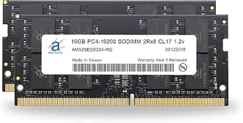 Adamanta 32GB (2x16GB) Memory Upgrade Compatible for 2017 Apple iMac 27” Retina 5K Display & iMac 21.5” Retina 4k Display DDR4 2400MHz PC4-19200 SODIMM 2Rx8 CL17 1.2v Dual Rank RAM DRAM