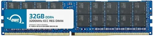 OWC 32GB DDR4 3200MHz ECC RDIMM 2Rx4 288-pin Memory RAM | PC4-25600, ECC Registered, 2Rx4, 1.2V, CL22, Compatible with Select Workstations, Servers, and NAS Systems