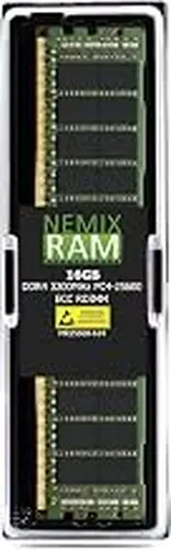 NEMIX RAM 16GB (1X16GB) DDR4 3200MHz PC4-25600 1Rx4 1.2V CL22 288-PIN ECC RDIMM Compatible with Supermicro MEM-DR416LA-ER32 Registered Server Memory