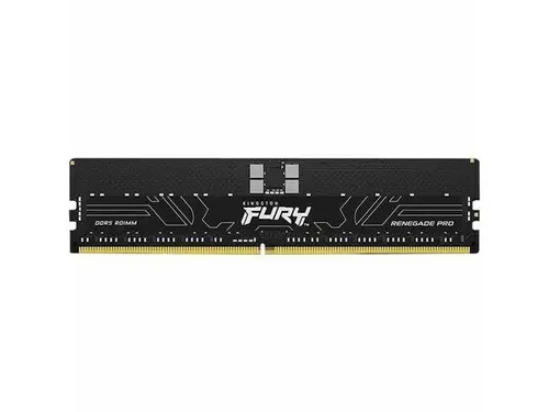 Kingston 256GB (8 x 32GB) DDR5 5600MT/s CL28 FURY Renegade Pro RDIMM Black EXPO - For Motherboard - 256 GB (8 x 32GB) - DDR5-5600/PC5-44800 DDR5...