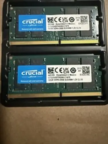 Crucial 64GB (2x32GB) DDR4-2666 Laptop RAM Kit SODIMM Memory CT32G4SFD8266.C16