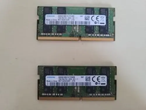 Samsung 32GB (2x16GB) DDR4 2666MHz SDRAM 260 Pin Memory Module