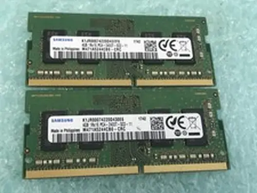 8GB(2 x 4GB) Samsung M471A5244BB0-CRC PC4-2400T DDR4 SO-DIMM Laptop RAM