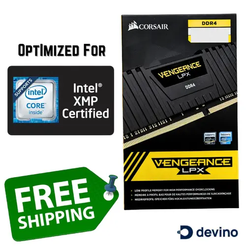 Corsair Vengeance LPX DDR4 Desktop RAM DIMM 288-Pin XMP 2.0 AMD Memory Kit 16GB