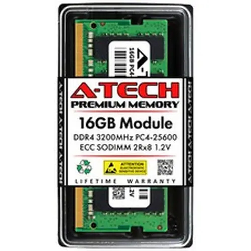 16GB DDR4 PC4-25600 ECC SODIMM Replacement for Hynix HMA82GS7DJR8N-XN Memory RAM