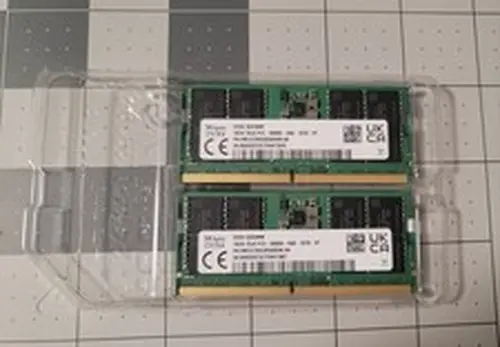 SK hynix 32GB (2x16GB) DDR5-5600 SODIMM Laptop Memory Kit