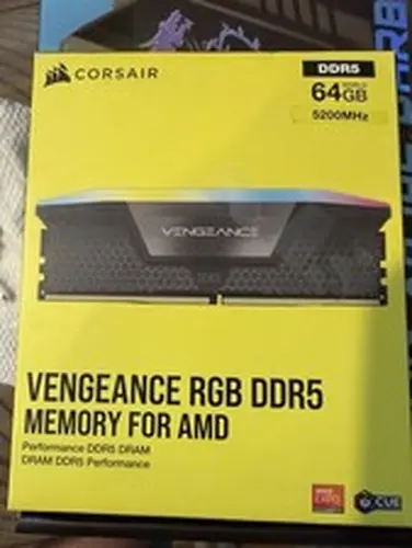 VENGEANCE RGB DDR5 MEMORY FOR AMD CMH64GX5M2B5200Z40K 64GB DDR5 (2x 32GB)