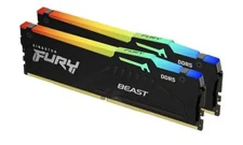 Kingston FURY Beast 16GB (2x8GB) 5200MT/s DDR5 CL36 RGB RAM KF552C36BBEAK2-16