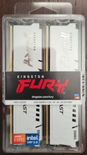 NEW KINGSTON FURY BEAST 64GB (2 x 32GB) DDR5 CL30 6000MHZ RAM MEMORY DIMM WHITE