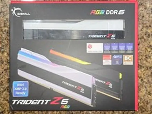 ✔✔ G.SKILL Trident Z5 RGB 32GB (2x16GB) 7200 MT/s *White* DDR5 *CL34* INTEL XMP