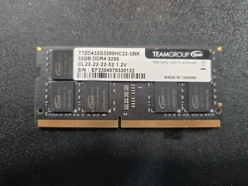 32GB (1x32GB) DDR4 SODIMM Memory 2666 3200