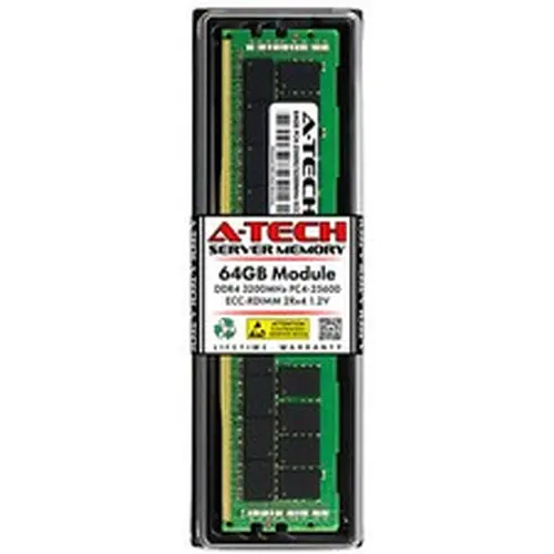64GB DDR4 PC4-25600R ECC RDIMM Replacement for Kingston KTL-TS432/64G Memory RAM