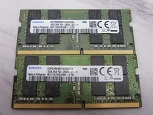32GB KIT - 2x Samsung 16GB 2Rx8 PC4-2666V DDR4 SODIMM Laptop Memory RAM