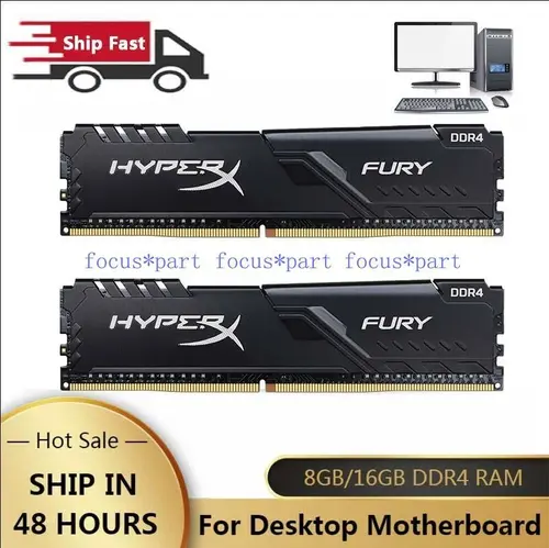 8 GB 16GB 32GB DDR4 2133/2400/2666/3200 MHz DIMM Desktop Memory 288-pin 8GB