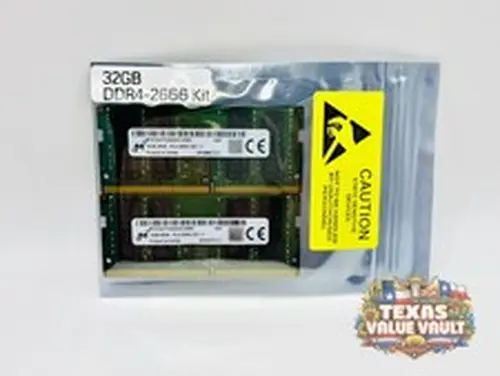 Micron 32GB (2x16GB) 2Rx8 (PC4-21300) DDR4-2666 MHz SODIMM RAM Laptop Memory