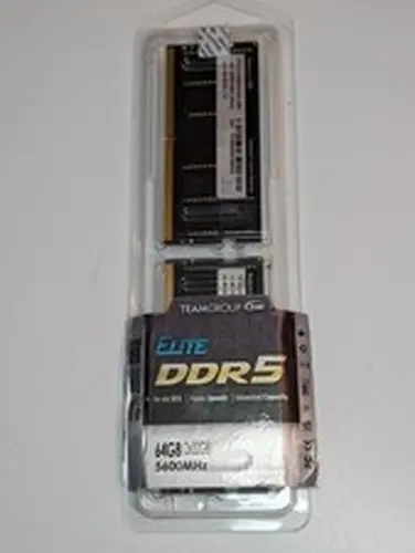 TEAMGROUP Elite 64GB 2x32GB DDR5 5600 CL46 UDIMM Desktop Memory