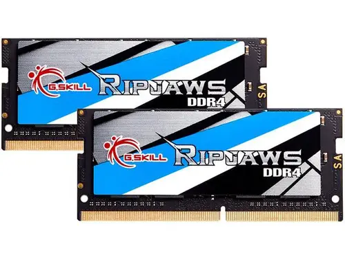 G. SKILL Ripjaws Series 16GB (2 x 8GB) 260-Pin DDR4 SO-DIMM DDR4 2666 (PC4 21300) Laptop Memory Model F4-2666C19D-16GRS