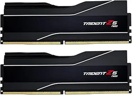 G.SKILL Trident Z5 Neo Series DDR5 RAM (AMD Expo) 64GB (2x32GB) 6000MT/s CL32-38-38-96 1.40V Desktop Computer Memory U-DIMM - Matte Black (F5-6000J3238G32GX2-TZ5N)