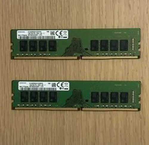 Samsung 32GB(2x16GB) DDR4-2666V PC4-21300 2Rx8 M378A2K43DB1-CTD Desktop RAM