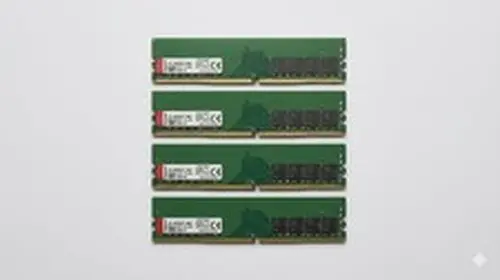 Kingston 64GB 4x16GB DDR4 2666MHz UDIMM Desktop RAM PC4-21300 KVR26N19D8/16
