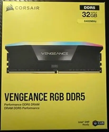 NEW SEALED Corsair Vengeance RGB DDR5 32GB 2x16GB 6400MHz Desktop Memory