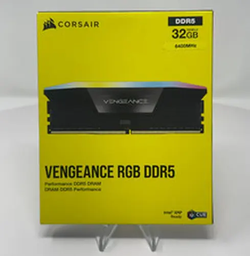 NEW SEALED Corsair Vengeance RGB DDR5 32GB 2x16GB 6400MHz Desktop Memory