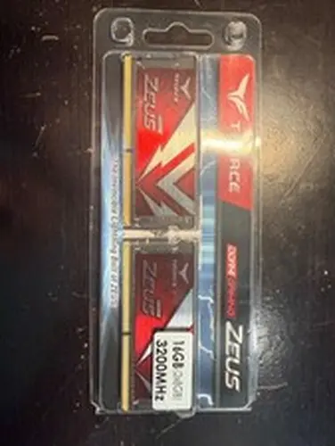 T-Force Zeus DDR4 16GB(2x8GB) 3200MHz TTZD416G3200HC22DC-S01