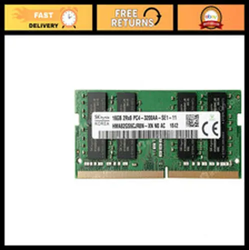 16GB DDR4 3200MHz Laptop RAM, 2Rx8 PC4-3200AA, High-Speed Memory Upgrade